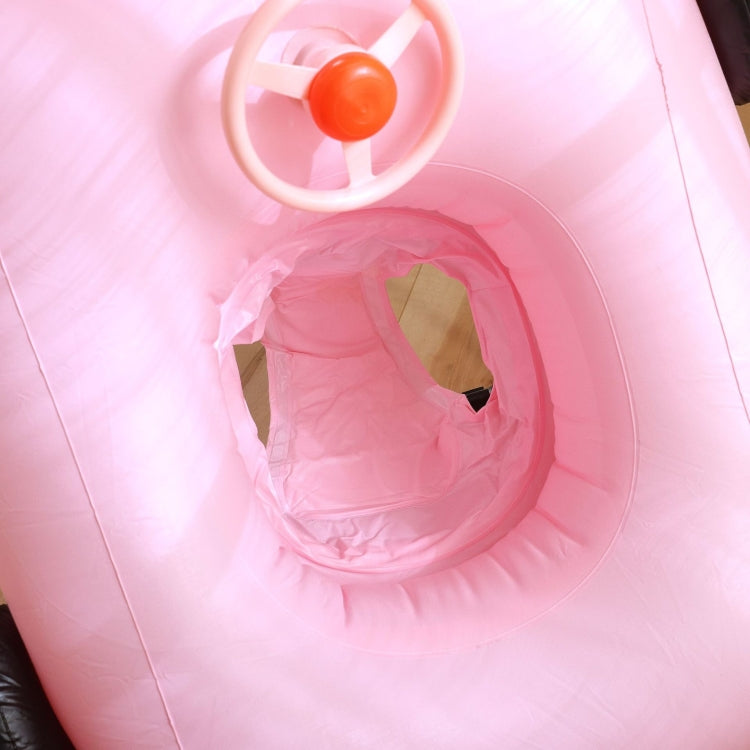 ม่านบังแดดแบบถอดได้รูปรถพองสระว่ายน้ำลอยห่วงยางที่นั่งเด็กลอย, Swimming Ring With Awning(Pink), Swimming Ring With Awning(Yellow)