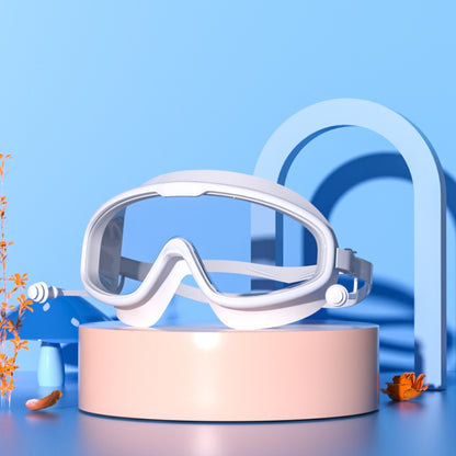 แว่นตาว่ายน้ำเด็กแบบใสกรอบใหญ่กันน้ำและกันฝ้า HD, HD Transparent Swimming Goggles(White), HD Transparent Swimming Goggles(Pink), HD Transparent Swimming Goggles(Blue Yellow), HD Transparent Swimming Goggles(Blue White)                                  ...