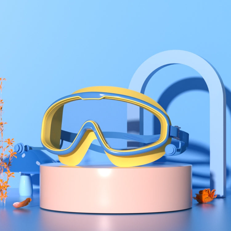 แว่นตาว่ายน้ำเด็กแบบใสกรอบใหญ่กันน้ำและกันฝ้า HD, HD Transparent Swimming Goggles(White), HD Transparent Swimming Goggles(Pink), HD Transparent Swimming Goggles(Blue Yellow), HD Transparent Swimming Goggles(Blue White)                                  ...