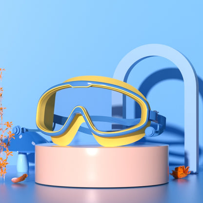 แว่นตาว่ายน้ำเด็กแบบใสกรอบใหญ่กันน้ำและกันฝ้า HD, HD Transparent Swimming Goggles(White), HD Transparent Swimming Goggles(Pink), HD Transparent Swimming Goggles(Blue Yellow), HD Transparent Swimming Goggles(Blue White)                                  ...