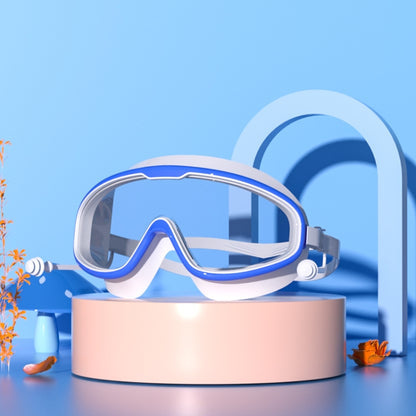 แว่นตาว่ายน้ำเด็กแบบใสกรอบใหญ่กันน้ำและกันฝ้า HD, HD Transparent Swimming Goggles(White), HD Transparent Swimming Goggles(Pink), HD Transparent Swimming Goggles(Blue Yellow), HD Transparent Swimming Goggles(Blue White)                                  ...