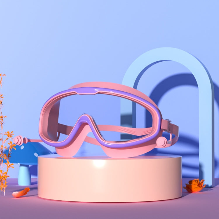 แว่นตาว่ายน้ำเด็กแบบใสกรอบใหญ่กันน้ำและกันฝ้า HD, HD Transparent Swimming Goggles(White), HD Transparent Swimming Goggles(Pink), HD Transparent Swimming Goggles(Blue Yellow), HD Transparent Swimming Goggles(Blue White)                                  ...