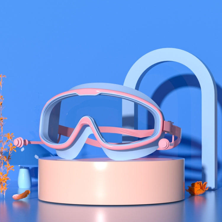แว่นตาว่ายน้ำเด็กแบบใสกรอบใหญ่กันน้ำและกันฝ้า HD, HD Transparent Swimming Goggles(White), HD Transparent Swimming Goggles(Pink), HD Transparent Swimming Goggles(Blue Yellow), HD Transparent Swimming Goggles(Blue White)                                  ...