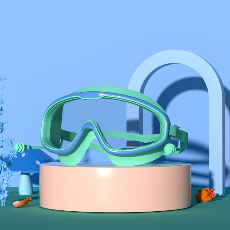 แว่นตาว่ายน้ำเด็กแบบใสกรอบใหญ่กันน้ำและกันฝ้า HD, HD Transparent Swimming Goggles(White), HD Transparent Swimming Goggles(Pink), HD Transparent Swimming Goggles(Blue Yellow), HD Transparent Swimming Goggles(Blue White)                                  ...