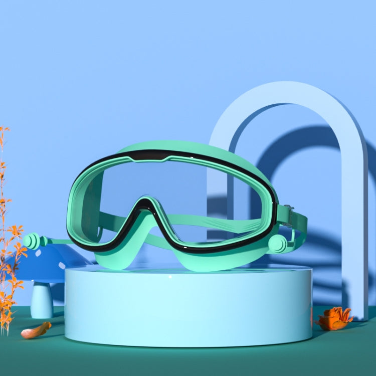 แว่นตาว่ายน้ำเด็กแบบใสกรอบใหญ่กันน้ำและกันฝ้า HD, HD Transparent Swimming Goggles(White), HD Transparent Swimming Goggles(Pink), HD Transparent Swimming Goggles(Blue Yellow), HD Transparent Swimming Goggles(Blue White)                                  ...