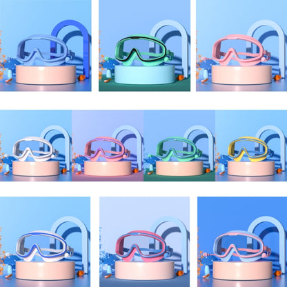 แว่นตาว่ายน้ำเด็กแบบใสกรอบใหญ่กันน้ำและกันฝ้า HD, HD Transparent Swimming Goggles(White), HD Transparent Swimming Goggles(Pink), HD Transparent Swimming Goggles(Blue Yellow), HD Transparent Swimming Goggles(Blue White)                                  ...