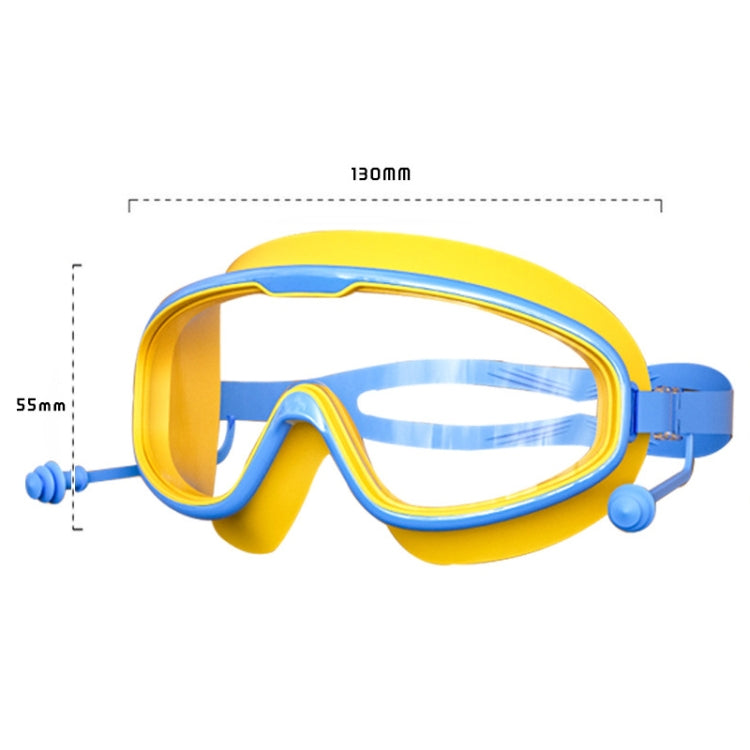 แว่นตาว่ายน้ำเด็กแบบใสกรอบใหญ่กันน้ำและกันฝ้า HD, HD Transparent Swimming Goggles(White), HD Transparent Swimming Goggles(Pink), HD Transparent Swimming Goggles(Blue Yellow), HD Transparent Swimming Goggles(Blue White)                                  ...