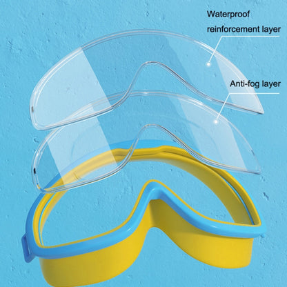 แว่นตาว่ายน้ำเด็กแบบใสกรอบใหญ่กันน้ำและกันฝ้า HD, HD Transparent Swimming Goggles(White), HD Transparent Swimming Goggles(Pink), HD Transparent Swimming Goggles(Blue Yellow), HD Transparent Swimming Goggles(Blue White)                                  ...