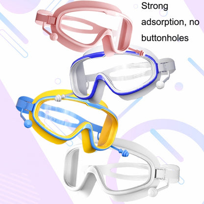แว่นตาว่ายน้ำเด็กแบบใสกรอบใหญ่กันน้ำและกันฝ้า HD, HD Transparent Swimming Goggles(White), HD Transparent Swimming Goggles(Pink), HD Transparent Swimming Goggles(Blue Yellow), HD Transparent Swimming Goggles(Blue White)                                  ...