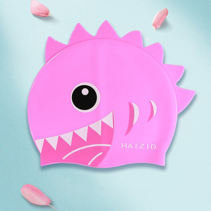 HAIZID 2 ชิ้นน่ารักการ์ตูนกันน้ำซิลิโคนหมวกว่ายน้ำเด็ก, HAIZID (Shark Tooth Blue), HAIZID (Shark Tooth Pink), HAIZID (Shark Tooth Yellow), HAIZID (Fish Scales Royal Blue), HAIZID (Fish Blue Pink), HAIZID (Fish Scales Rose Red Pink)