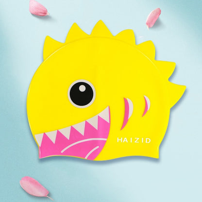 HAIZID 2 ชิ้นน่ารักการ์ตูนกันน้ำซิลิโคนหมวกว่ายน้ำเด็ก, HAIZID (Shark Tooth Blue), HAIZID (Shark Tooth Pink), HAIZID (Shark Tooth Yellow), HAIZID (Fish Scales Royal Blue), HAIZID (Fish Blue Pink), HAIZID (Fish Scales Rose Red Pink)