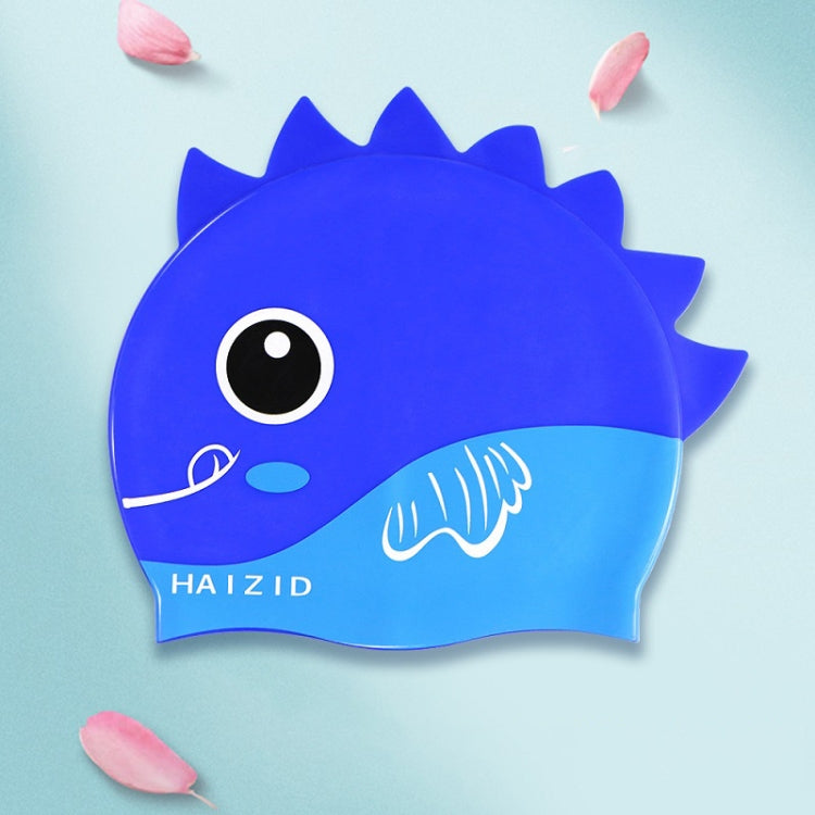 HAIZID 2 ชิ้นน่ารักการ์ตูนกันน้ำซิลิโคนหมวกว่ายน้ำเด็ก, HAIZID (Shark Tooth Blue), HAIZID (Shark Tooth Pink), HAIZID (Shark Tooth Yellow), HAIZID (Fish Scales Royal Blue), HAIZID (Fish Blue Pink), HAIZID (Fish Scales Rose Red Pink)