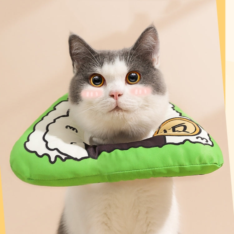 Cat Elizabethan Collar Kitten Anti-licking Collar Head Cover, ขนาด:, S, M, L