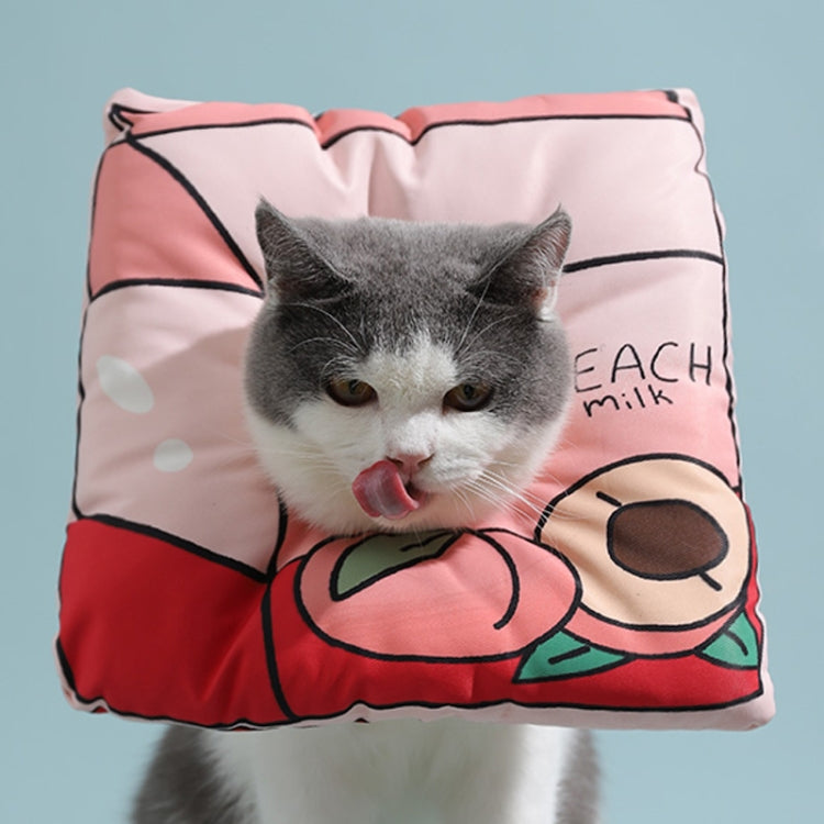 Cat Elizabethan Collar Kitten Anti-licking Collar Head Cover, ขนาด:, S, M, L