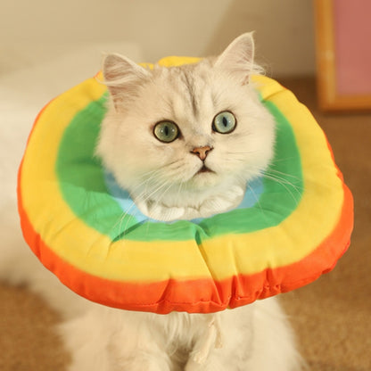 Cat Elizabethan Collar Kitten Anti-licking Collar Head Cover, ขนาด:, S, M, L