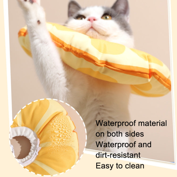 Cat Elizabethan Collar Kitten Anti-licking Collar Head Cover, ขนาด:, S, M, L