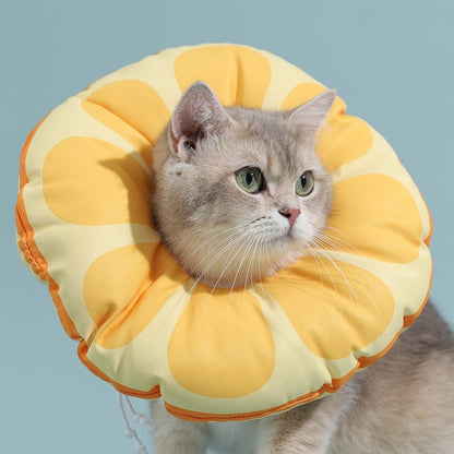 Cat Elizabethan Collar Kitten Anti-licking Collar Head Cover, ขนาด:, S, M, L
