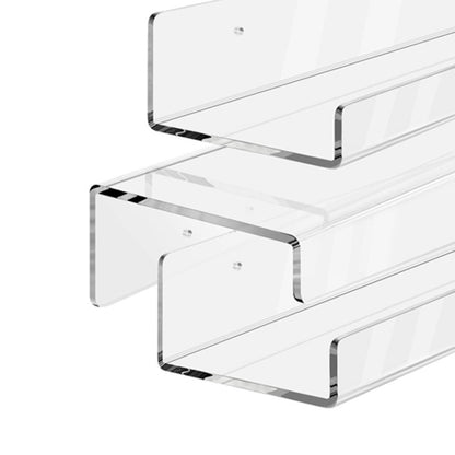 บ้าน ห้องครัว สำนักงาน หนังสือ ติดผนัง ชั้นวางของอะครีลิค, Acrylic Shelf 30x10x6cm, Acrylic Shelf 40x10x6cm