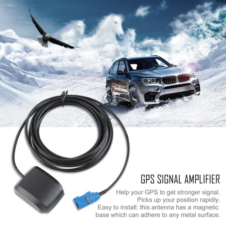 2PCS รถ DVD นำทาง GPS ดาวเทียมเสาอากาศเครื่องขยายสัญญาณ SMA/FAKRA-C อินเทอร์เฟซ, Plastic Base