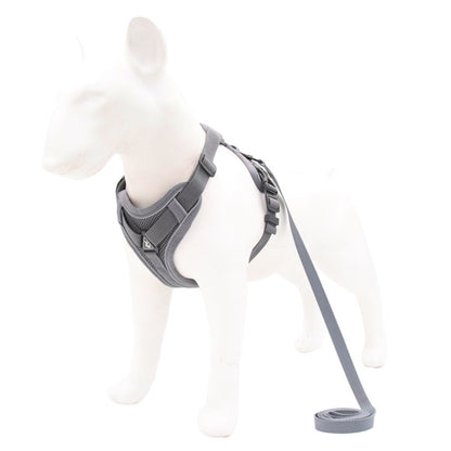 HT-864 Pet Traction Rope สายรัดหน้าอกสุนัขระบายอากาศสะท้อนแสง, ขนาด:, S, M, L, XL