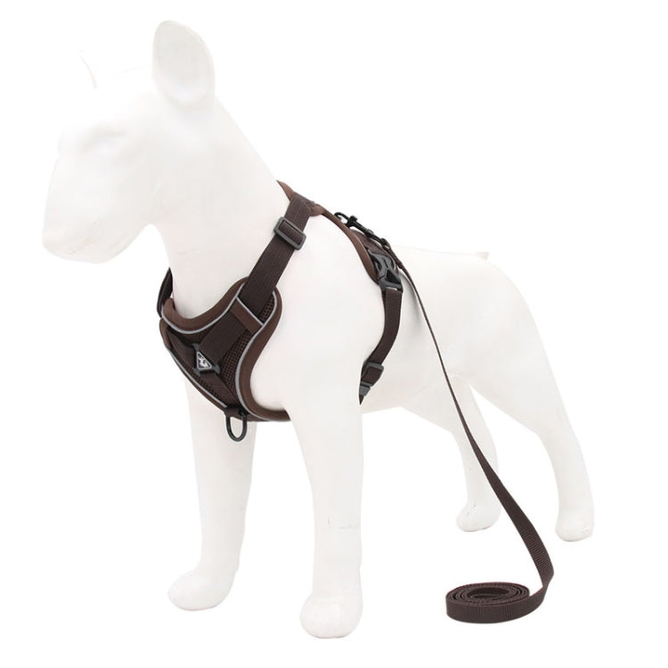 HT-864 Pet Traction Rope สายรัดหน้าอกสุนัขระบายอากาศสะท้อนแสง, ขนาด:, S, M, L, XL