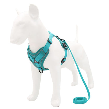 HT-864 Pet Traction Rope สายรัดหน้าอกสุนัขระบายอากาศสะท้อนแสง, ขนาด:, S, M, L, XL