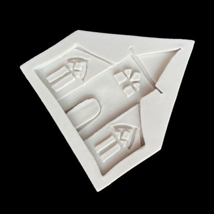 5PCS Castle Musical ซิลิโคนแม่พิมพ์ช็อกโกแลต Fondant Cake Decor, สไตล์:, Triangle, Rectangle