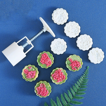 2 PCS Moon Festival Round Hand-Pressed Pastry Mould Baking Tools, รุ่น:, 10, 24, 25, 26, 28, 29, 30, 31, 33, 35, 36, 37, 41, 42, 21