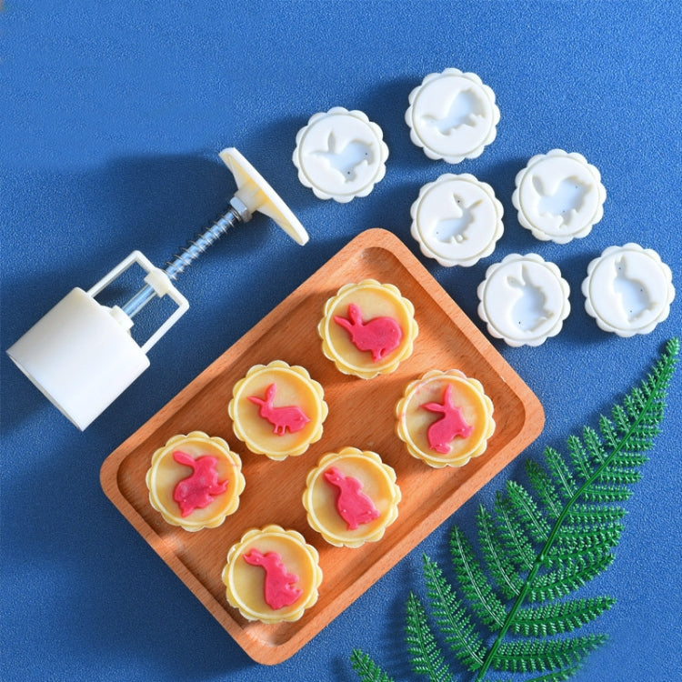 2 PCS Moon Festival Round Hand-Pressed Pastry Mould Baking Tools, รุ่น:, 10, 24, 25, 26, 28, 29, 30, 31, 33, 35, 36, 37, 41, 42, 21