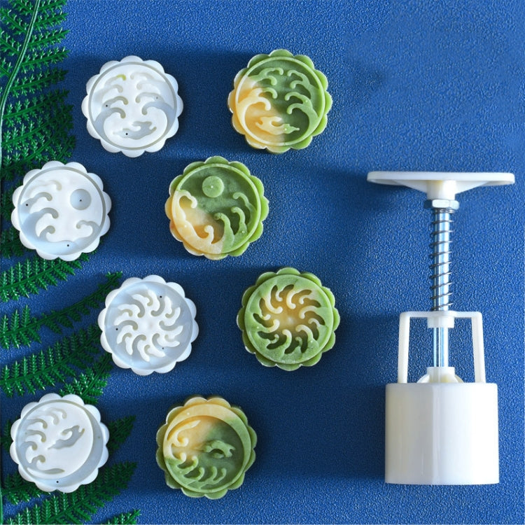 2 PCS Moon Festival Round Hand-Pressed Pastry Mould Baking Tools, รุ่น:, 10, 24, 25, 26, 28, 29, 30, 31, 33, 35, 36, 37, 41, 42, 21