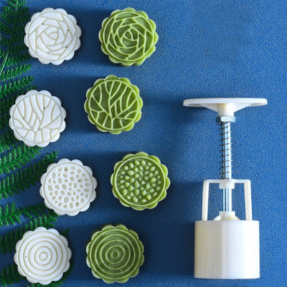 2 PCS Moon Festival Round Hand-Pressed Pastry Mould Baking Tools, รุ่น:, 10, 24, 25, 26, 28, 29, 30, 31, 33, 35, 36, 37, 41, 42, 21