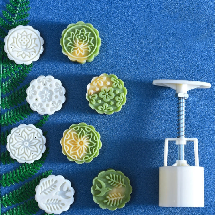 2 PCS Moon Festival Round Hand-Pressed Pastry Mould Baking Tools, รุ่น:, 10, 24, 25, 26, 28, 29, 30, 31, 33, 35, 36, 37, 41, 42, 21