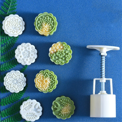 2 PCS Moon Festival Round Hand-Pressed Pastry Mould Baking Tools, รุ่น:, 10, 24, 25, 26, 28, 29, 30, 31, 33, 35, 36, 37, 41, 42, 21