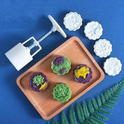 2 PCS Moon Festival Round Hand-Pressed Pastry Mould Baking Tools, รุ่น:, 10, 24, 25, 26, 28, 29, 30, 31, 33, 35, 36, 37, 41, 42, 21