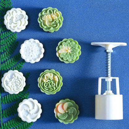 2 PCS Moon Festival Round Hand-Pressed Pastry Mould Baking Tools, รุ่น:, 10, 24, 25, 26, 28, 29, 30, 31, 33, 35, 36, 37, 41, 42, 21