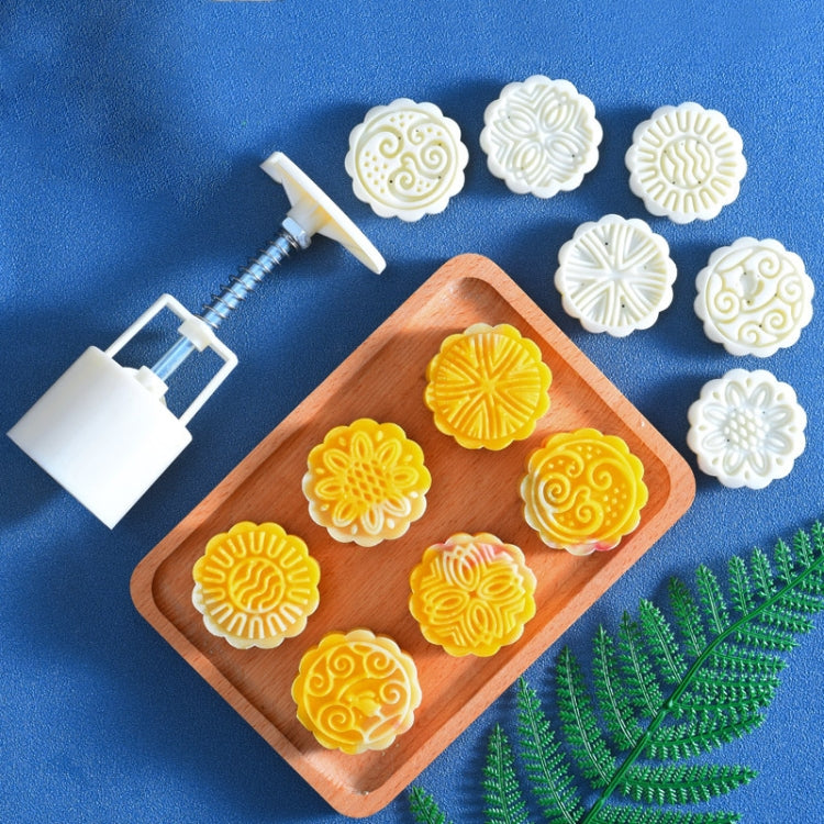 2 PCS Moon Festival Round Hand-Pressed Pastry Mould Baking Tools, รุ่น:, 10, 24, 25, 26, 28, 29, 30, 31, 33, 35, 36, 37, 41, 42, 21