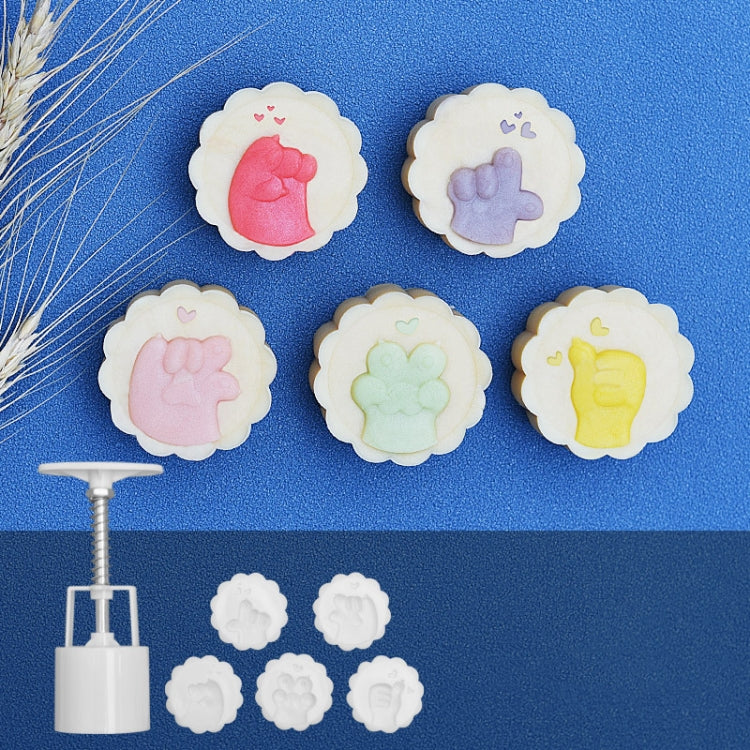 2 PCS Moon Festival Round Hand-Pressed Pastry Mould Baking Tools, รุ่น:, 10, 24, 25, 26, 28, 29, 30, 31, 33, 35, 36, 37, 41, 42, 21