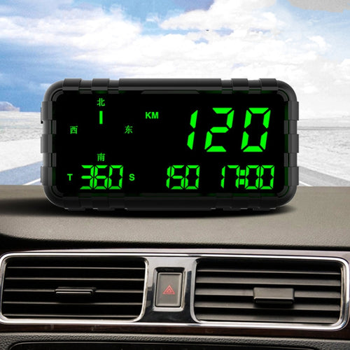 GPS Head-up Display ความเร็ว ไมล์สะสม เข็มทิศ รถยนต์ทั่วไป, C3012 GPSHUD