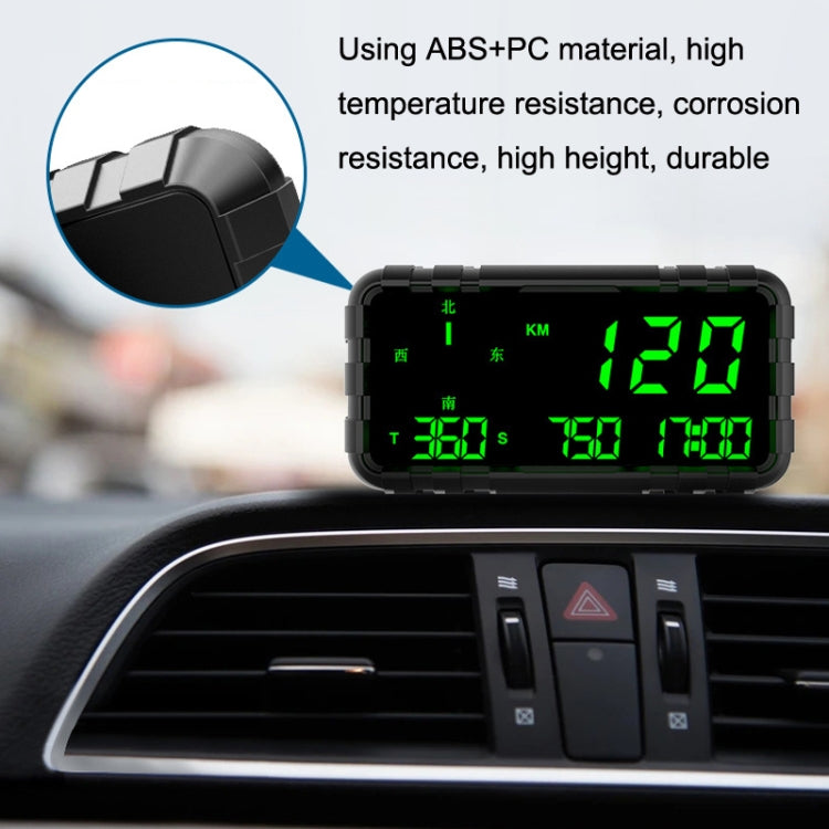 GPS Head-up Display ความเร็ว ไมล์สะสม เข็มทิศ รถยนต์ทั่วไป, C3012 GPSHUD