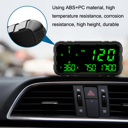GPS Head-up Display ความเร็ว ไมล์สะสม เข็มทิศ รถยนต์ทั่วไป, C3012 GPSHUD