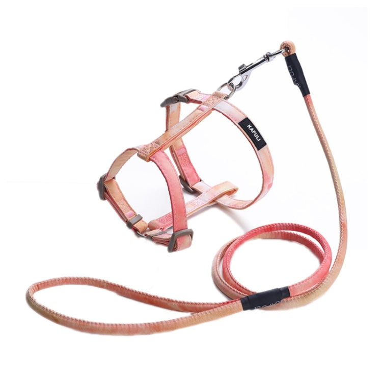 KAFULI Pet Harness Leash แบบปรับได้สำหรับสัตว์เลี้ยง, S, M