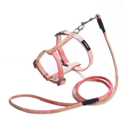 KAFULI Pet Harness Leash แบบปรับได้สำหรับสัตว์เลี้ยง, S, M
