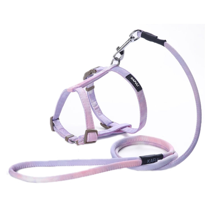 KAFULI Pet Harness Leash แบบปรับได้สำหรับสัตว์เลี้ยง, S, M