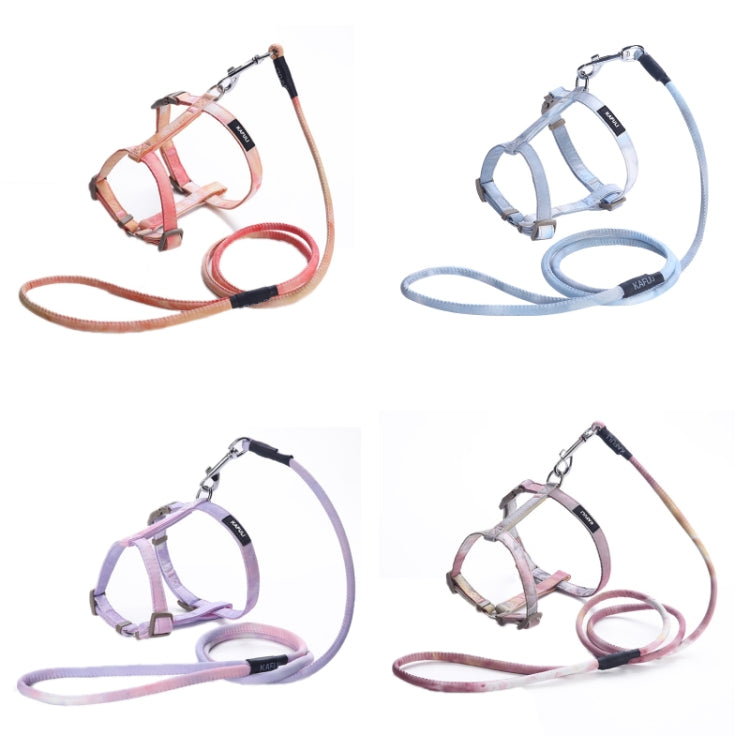 KAFULI Pet Harness Leash แบบปรับได้สำหรับสัตว์เลี้ยง, S, M