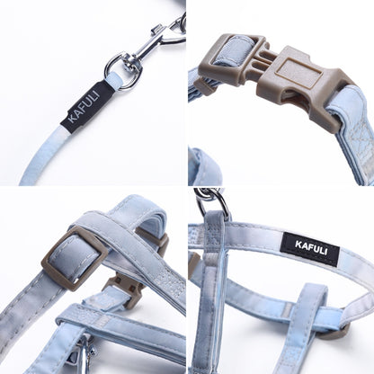 KAFULI Pet Harness Leash แบบปรับได้สำหรับสัตว์เลี้ยง, S, M