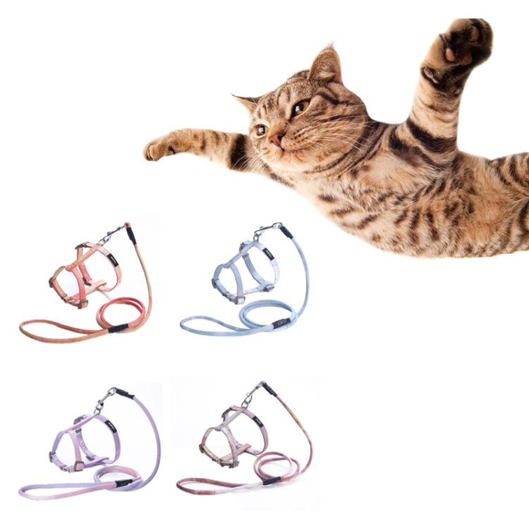 KAFULI Pet Harness Leash แบบปรับได้สำหรับสัตว์เลี้ยง, S, M