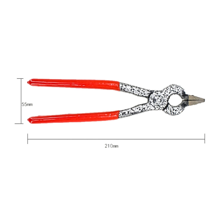 กระเป๋าหนังทำคีมทำมือ DIY เครื่องมือคีมปากแบน, Flat Pliers