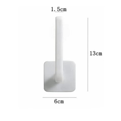 10 PCS No Punching Traceless Sticker L-shaped Hook Wall Hanging Rack, Hanging Rack