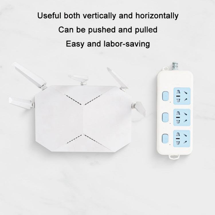 30 PCS Traceless Wall Hanger มัลติฟังก์ชั่น Plug-in Rack, Specification:, Single, Double