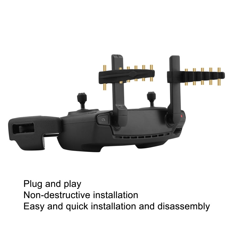 BRDRC เสาอากาศช่วง Extender เครื่องขยายสัญญาณสำหรับ DJI Mini SE/MAVIC 2/Pro/Air, For DJI Mini SE/MAVIC 2/Pro/Air Black Copper